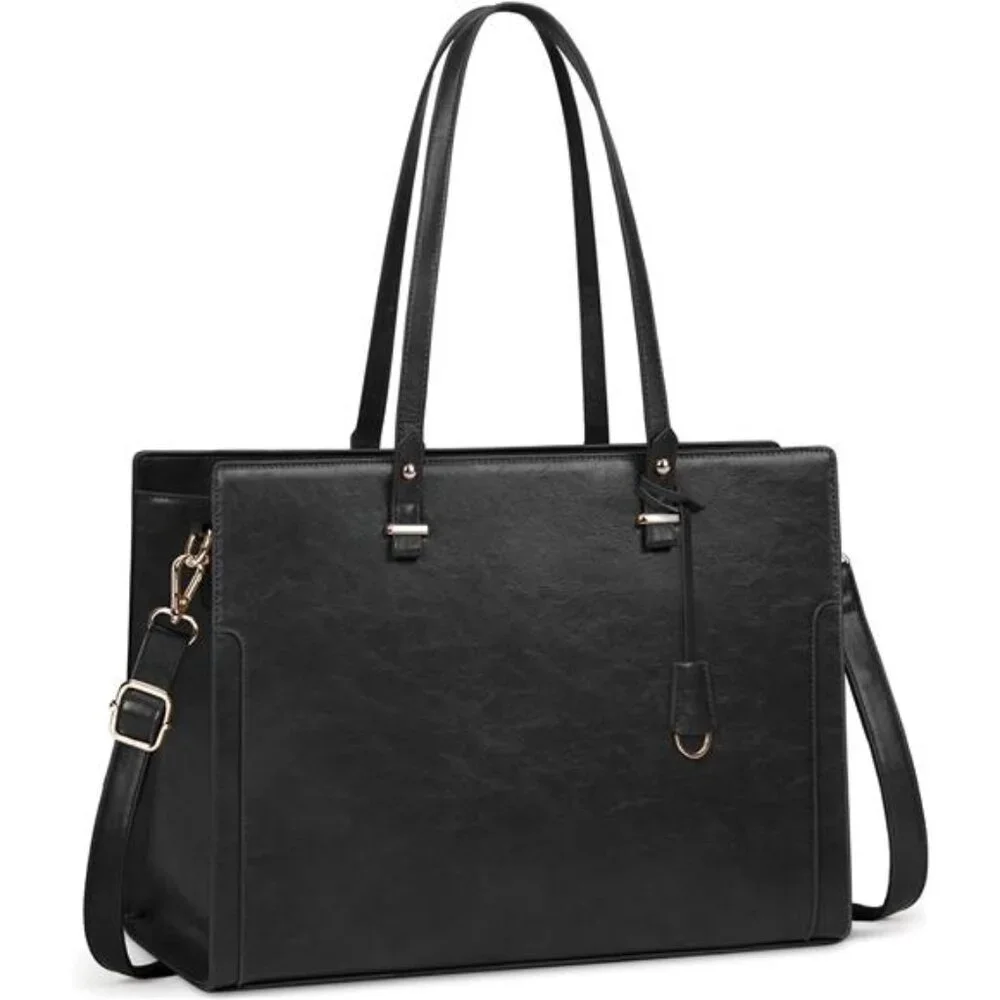 Laptop Bag for Women 15.6 Inch Vintage Leather Professional Work Tote